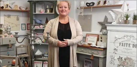  ??  ?? Beverly Wilde in her showroom at Millmount.