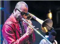  ?? ?? The trombone is a feature of New Orleans-style jazz, with local musician "Trombone Shorty" a popular name on the scene.