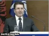  ??  ?? Kreu i PR- së, Fatmir Mediu