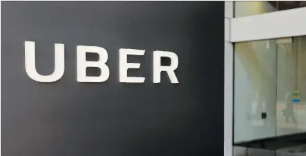  ?? ERIC RISBERG/AP FILES ?? Ride-hailing company Uber revealed that a year-old hack compromise­d the data of 57 million Uber riders. The informatio­n stolen included names, email addresses and mobile phone numbers.