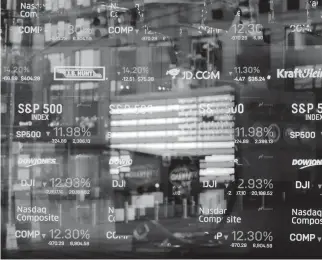  ?? ASSOCIATED PRESS FILE
SETH WENIG/ ?? This year, the NYSE Composite has gained 8.2%, while the Nasdaq 100 has limped to a 0.38% return.