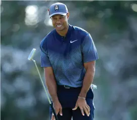  ??  ?? Tiger Woods: ‘I’m starting to really get a feel for scoring again’