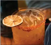  ?? ?? The Tamarindo Sour, left, is just one of the restaurant's “Liquid Breakfast” offerings.