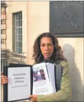  ?? ?? Helen Grant handed the petition to the Ministry of Defence