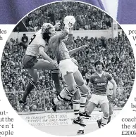  ??  ?? SAVED Nev at the 1984 FA Cup Final