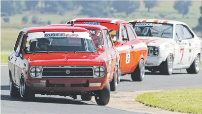  ?? Picture: RacePics ?? MIXED BAG. The Midvaal Historic Car Club races at Midvaal will see a wide variety of vehicles taking to the tarmac.