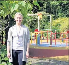  ??  ?? Rainbows Hospice has created a new service to help and support families who experience the death of a baby before, during or shortly after birth. Following a successful pilot project, Children’s Nurse Natalie Horton, pictured, has developed the role of...