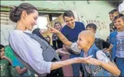  ?? REUTERS ?? ▪ Jolie during her visit of West Mosul, Iraq, on Saturday.