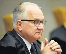  ?? CARLOS MOURA/SCO/STF - 15/8/2018 ?? Corte. Ministro do Supremo Tribunal Federal Edson Fachin