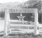  ??  ?? Cueva de los Portales national monument: ground zero for existentia­l nuclear dread.