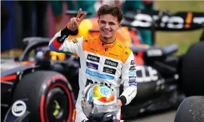  ?? ?? Lando Norris has signed a new contract which will keep him at McLaren until the end of 2026 Photograph: David Davies/PA