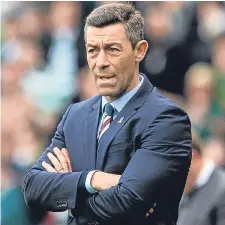  ??  ?? Rangers manager Pedro Caixinha.