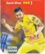  ??  ?? DEEPAK CHAHAR