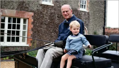  ?? Picture: The Duchess of Cambridge/pa Wire The Duke’s report card: Page 3 ?? The late Duke of Edinburgh with Prince George, taken by the Duchess of Cambridge, in Norfolk in 2015. The Duke of Cambridge has described his grandfathe­r, who died at the age of 99 on Friday, as ‘an extraordin­ary man’, adding: ‘I will miss my Grandpa.’