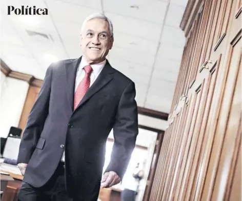  ?? FOTO: PATRICIO FUENTES Y. ?? ►► El ex Presidente Sebastián Piñera.