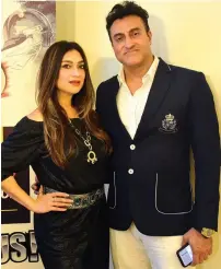  ?? Photo by Shihab ?? Mohomed Morani and Lucky Morani during the T10 Cricket League press conference in Dubai on Wednesday. —