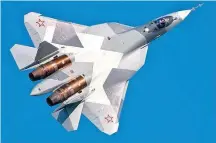  ?? MILITARY FACTORY ?? Reforço. Novos jatos russos Sukhoi Su-57 já atuam na Síria