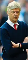  ??  ?? UNDER PRESSURE: Arsene Wenger