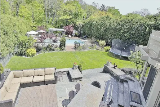  ??  ?? The property is 88 feet wide and 283 feet deep, which allows for a large multi-purpose backyard.