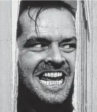  ?? WARNER BROS. ?? Jack Nicholson, unforgetta­ble in “The Shining.”