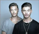  ??  ?? Electro hop duo Brian and Andrew Chaplin of Locnville.