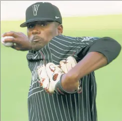  ?? AP ?? KUMAR CONCERN: The Mets medical review of top-pick Kumar Rocker’s pitching elbow raised some red flags, putting his signing in limbo ahead of a Sunday deadline.