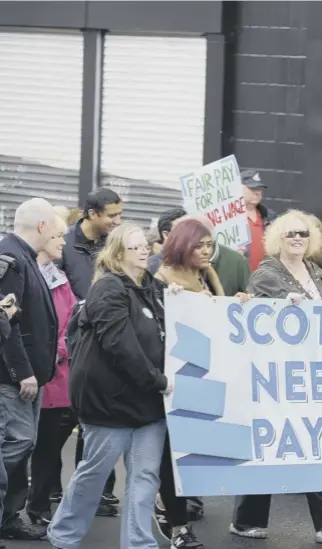  ??  ?? 0 Perhaps one day there will be no need for Scots to organise anti-poverty rallies