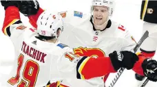  ?? MARK HUMPHREY/THE ASSOCIATED PRESS/FILES ?? Flames centre Matt Stajan says he’s curious to see how his teammates behave on their upcoming road trip with their moms along for the ride to Las Vegas and Arizona. “We’ll see how everybody is in the dressing room with the boys,” he said.