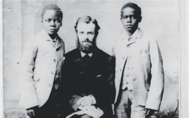  ?? ?? 0 Missionary Joseph Clarke lived with his adopted son Tom in Morningsid­e and three other children from the Congo