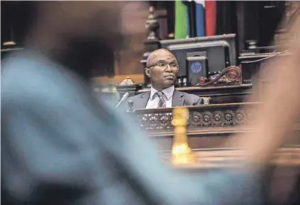  ??  ?? Fit for office: The portfolio committee on justice interviews Kholeka Gcaleka for the position of deputy public protector. Photo: David Harrison