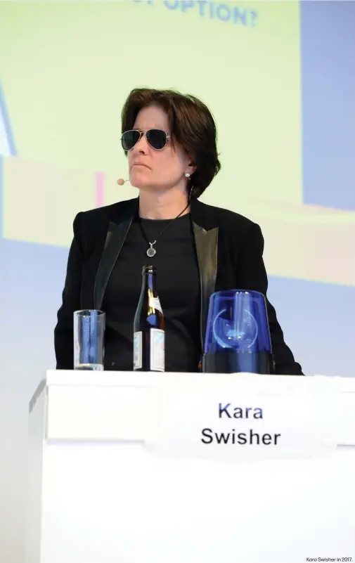  ??  ?? Kara Swisher in 2017.