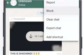  ?? ?? Do you get a lot of spam via Whatsapp? Or maybe it happens to you that they add you to groups without your consent. Well, in order to block a contact, you must enter the chat and press their name to open the action menu.