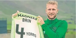  ?? Picture: SNS. ?? Scott Bain says the “stars have aligned” for him at Celtic.
