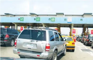  ??  ?? Lekki toll gate in Lagos