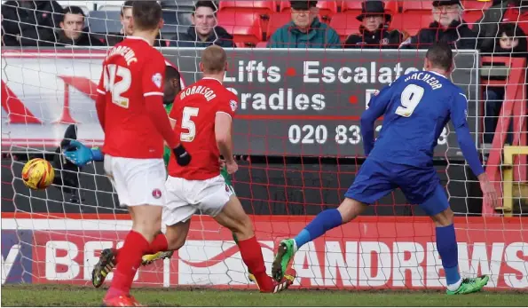  ?? PICTURES: George Phillipou/TGSPHOTO ?? ON THEIR WAY: Federico Macheda scores the opening goal for Birmingham