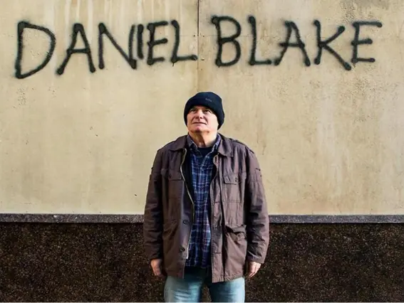  ??  ?? Dave Johns plays Daniel Blake in Ken Loach’s film of the same name