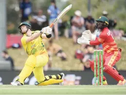  ?? ?? Steve Smith could be a ready-made replacemen­t for Aaron Finch in the Aussie T20 World Cup XI.