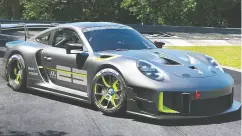  ?? PORSCHE ?? The Porsche 911 GT2 RS Clubsport 25 is powered
by a twin-turbo 3.8-litre flat-six engine.