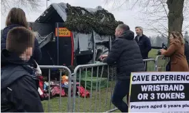  ?? ?? 10,000 tickets sold … Fortnite Live Norwich’s ‘cave experience’. Photograph: Justine Petersen/SWNS