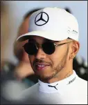  ??  ?? Lewis Hamilton is looking forward to racing in front of home fans on Sunday