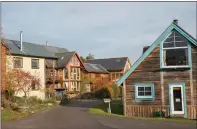  ??  ?? Findhorn Ecovillage is now seen as a model for sustainabi­lity