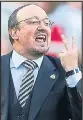  ??  ?? BENITEZ: Could stay