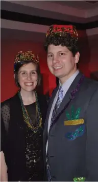  ?? Photo) (Submitted ?? Sarah Jo Adams and King Jake Adams were crowned Queen and King of the OSERVS Mardi Gras Ball.
