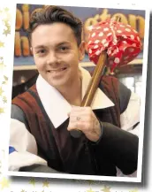  ??  ?? Ray Quinn, above, and Joe Tracini, below, are starring in Dick Whittingto­n at the Central Theatre, Chatham