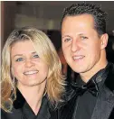  ??  ?? Schumacher and wife Corinna