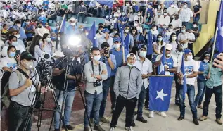  ?? FOTO: EL HERALDO ?? La Mesa Multisecto­rial, Sinager y el CNE esperan que los presidenci­ables asuman a partir de hoy una actitud patriótica aplicando medidas de biosegurid­ad.