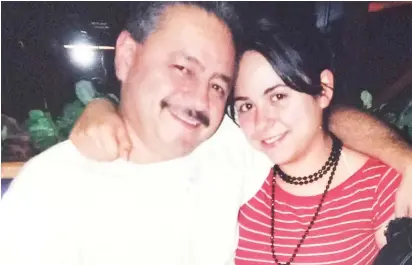  ?? FAMILY PHOTO VIA WASHINGTON POST ?? Mark Urquiza, shown with daughter Kristin, died June 30 in Phoenix, a few weeks after contractin­g COVID-19 and after Gov. Doug Ducey ended Arizona’s stay-at-home order.