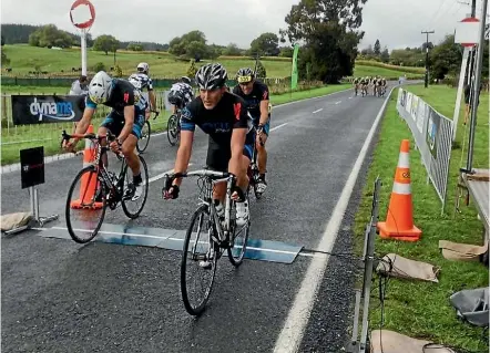  ?? PHOTO: SUPPLIED ?? Cyclists taking part in The Team Championsh­ip road cycling event in Tokoroa.