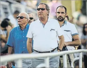  ?? FOTO: ÁLEX GALLARDO ?? Manuel Maniega El presidente espera cumplir los compromiso­s del club
