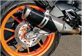  ??  ?? Thank you for your kind words. Yes, it is possible to fit the exhaust of the new KTM 390 Duke on the older model. However, we would suggest that you get the new exhaust along with the accompanyi­ng pipes and sensor, and then get it fitted by an expert...